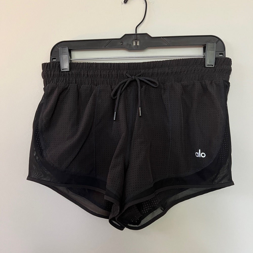 ALO Yoga Women's Athletic Black Shorts